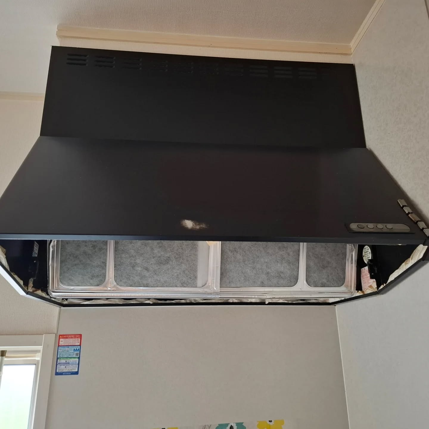 レンジフード交換/キッチンパネル