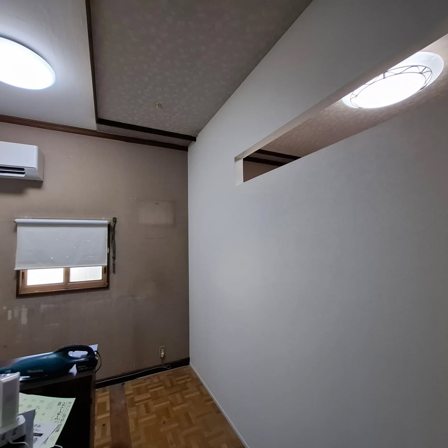 子供部屋間仕切工事