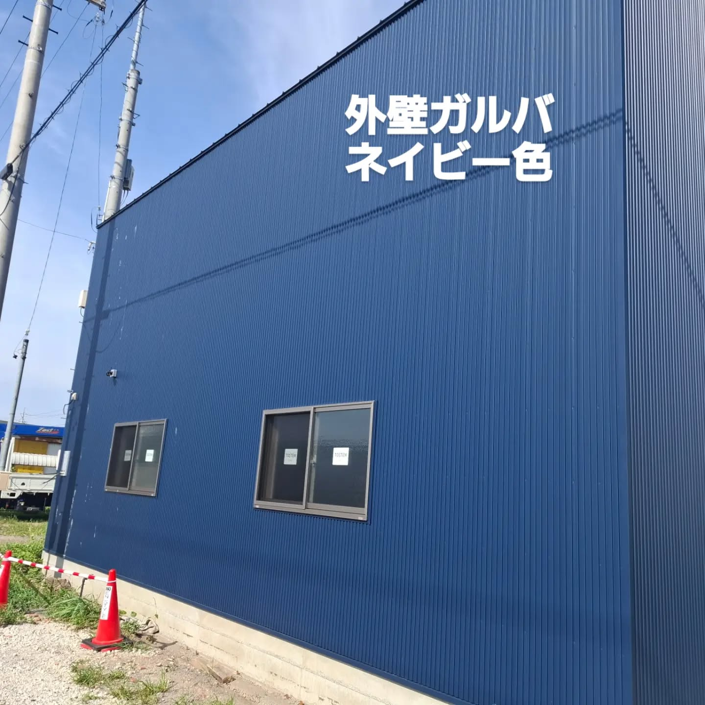 新築ガレージ